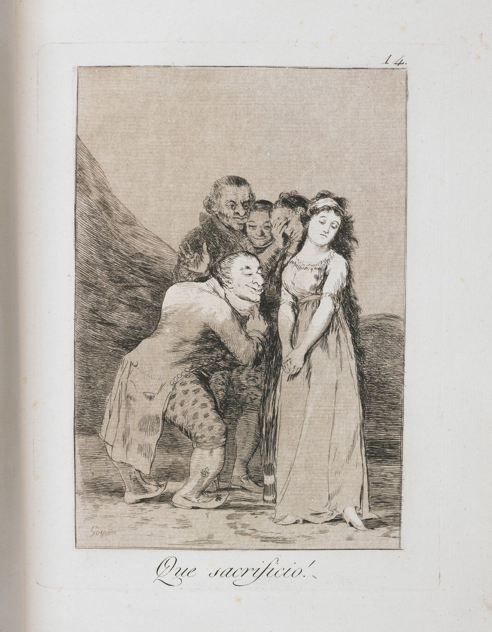 Platte aus Los Caprichos, 1797-1798 von Francisco de Goya
