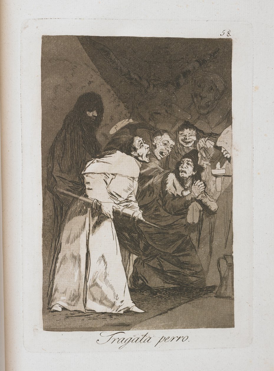 Platte aus Los Caprichos, 1797-1798 von Francisco de Goya