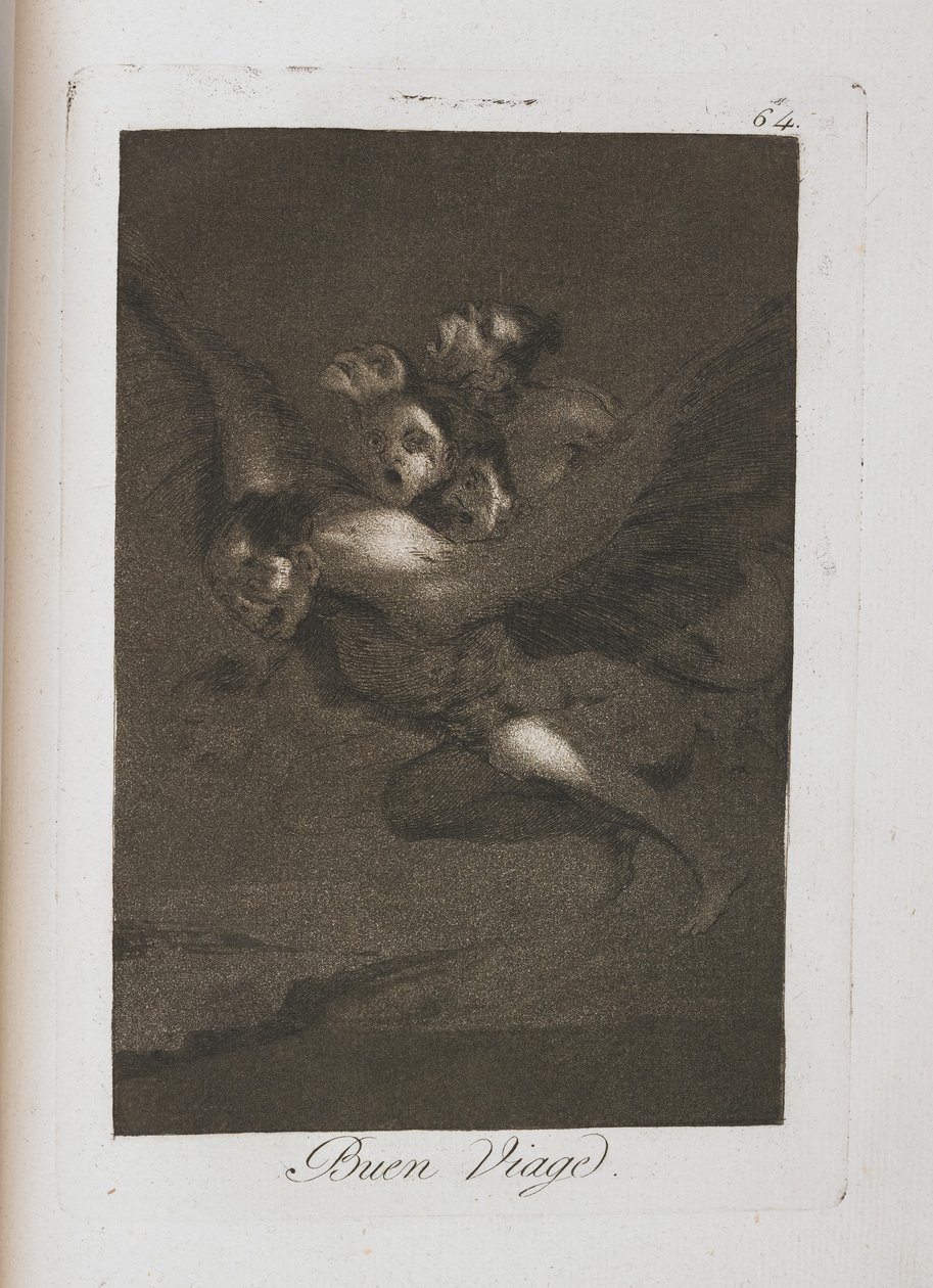 Tafel aus Los Caprichos, 1797-1798 von Francisco de Goya