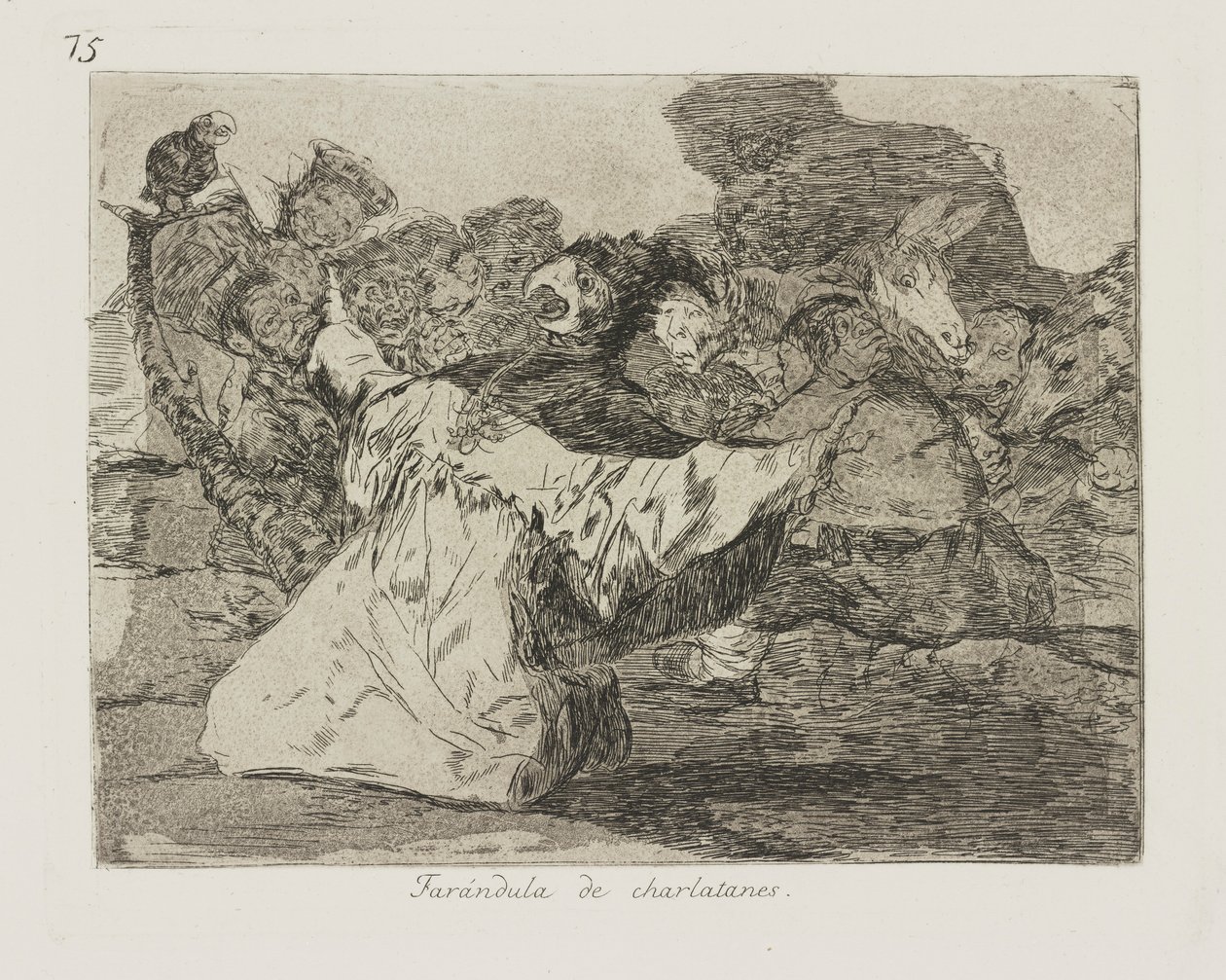 Farandula de charlatanes (Scharlatane) von Francisco de Goya