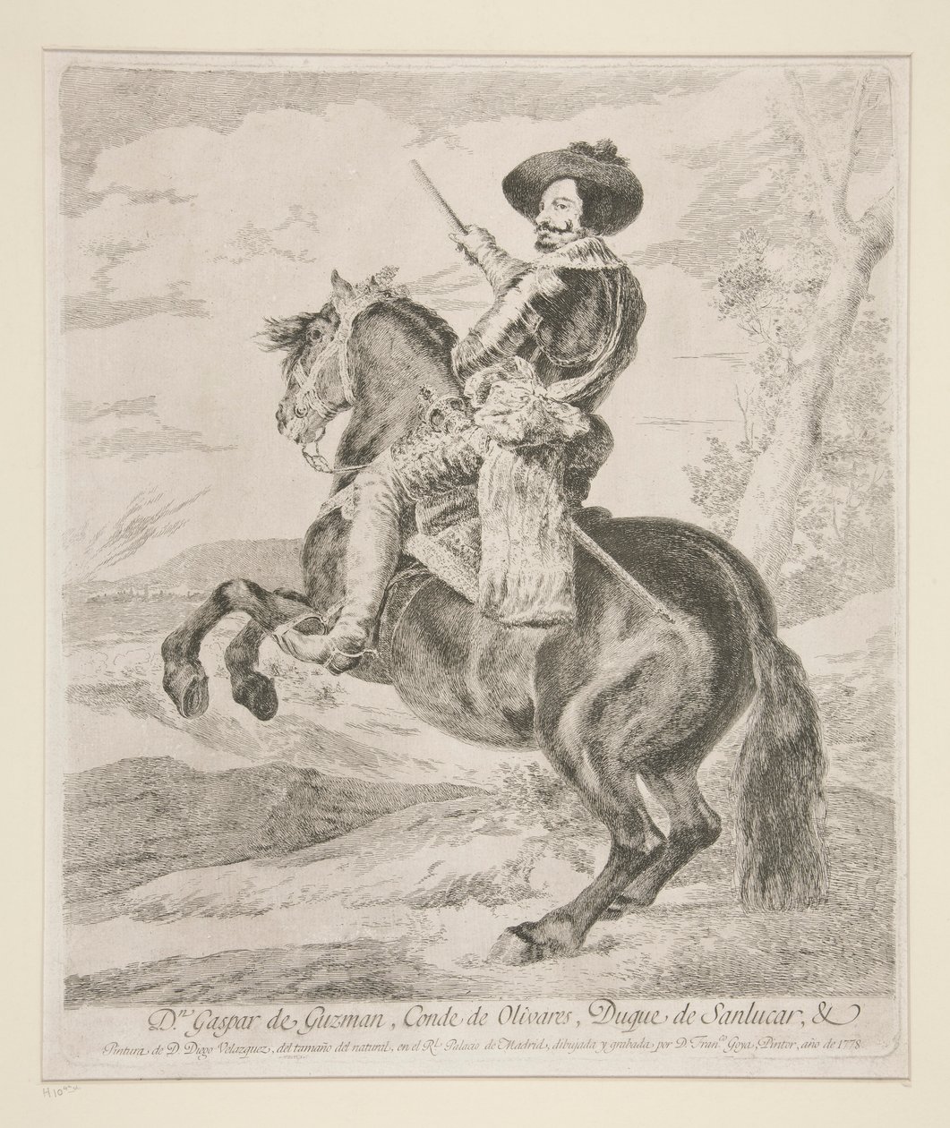 Gaspar de Guzman, Graf Herzog von Olivares von Francisco de Goya