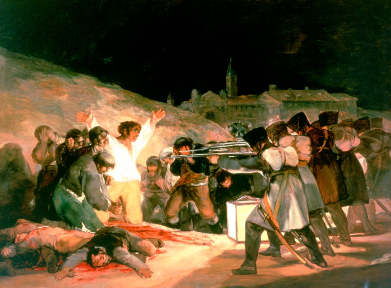 Die Erschießungen vom 3. Mai 1808, 1814 von Francisco de Goya