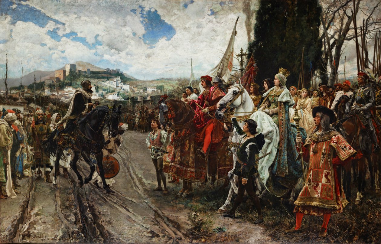 Die Kapitulation von Granada von Francisco Pradilla y Ortiz