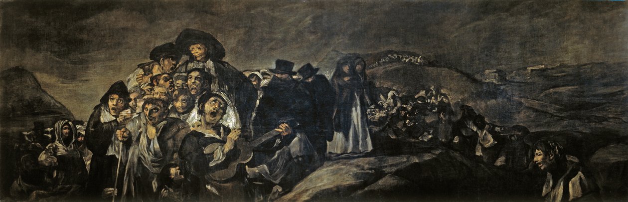 Eine Pilgerreise nach San Isidro von Francisco de Goya