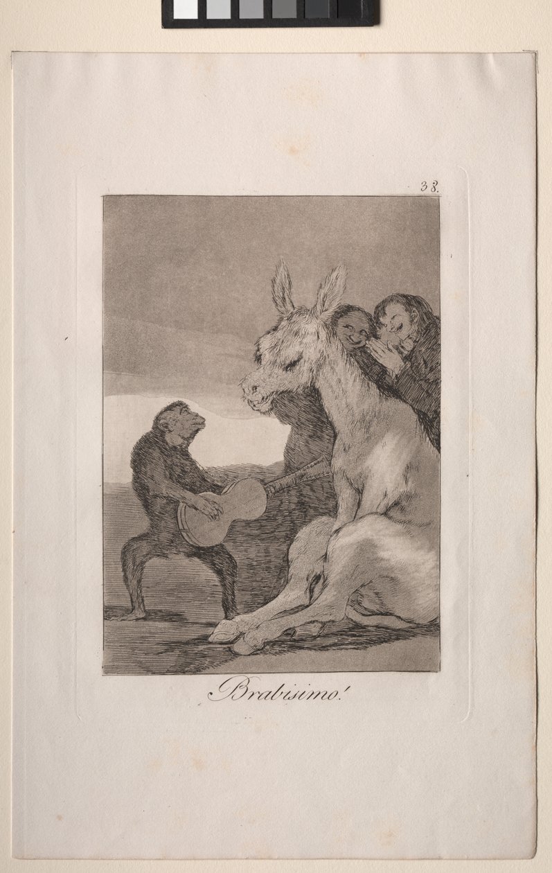 Caprichos: Bravo! von Francisco de Goya