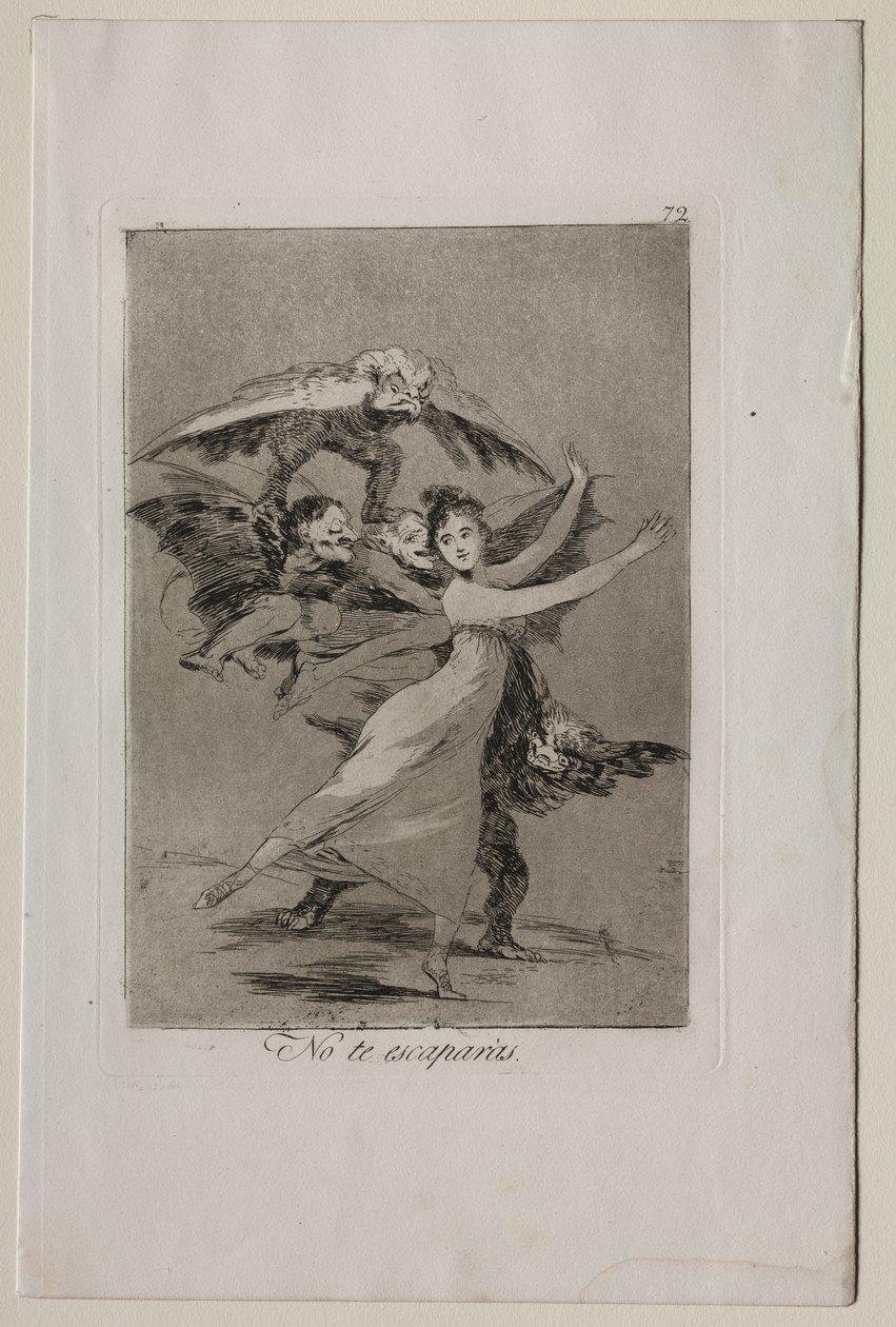 Caprichos: Du wirst nicht entkommen von Francisco de Goya