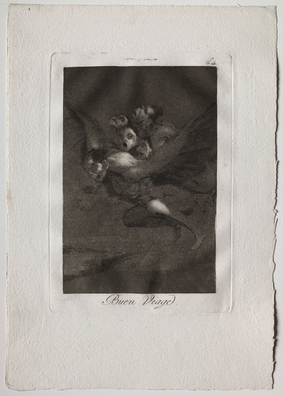 Ochenta Caprichos: Bon Voyage, 1793-1798 von Francisco de Goya