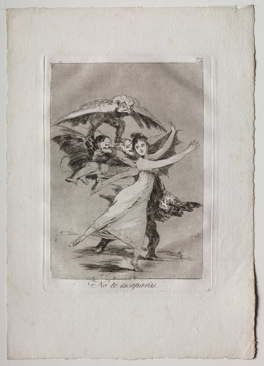 Ochenta Caprichos: Du wirst nicht entkommen von Francisco de Goya