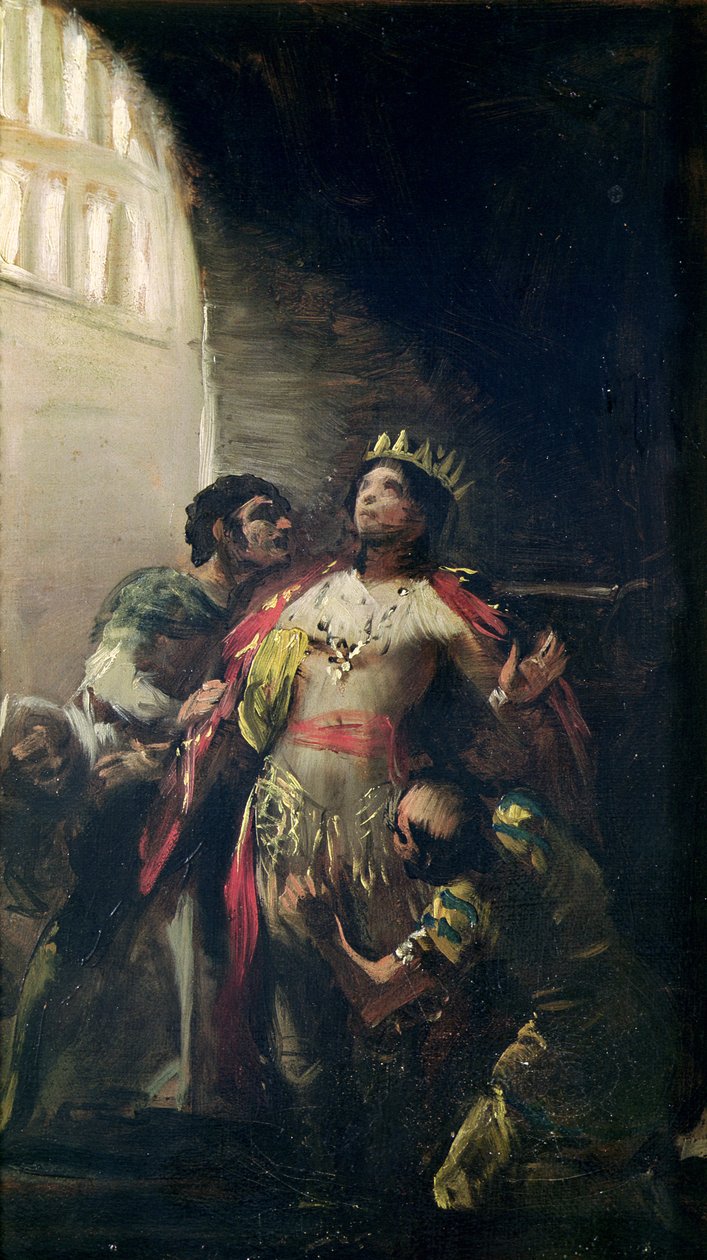 St. Hermengild (gest. 585) im Gefängnis, ca. 1799 von Francisco de Goya