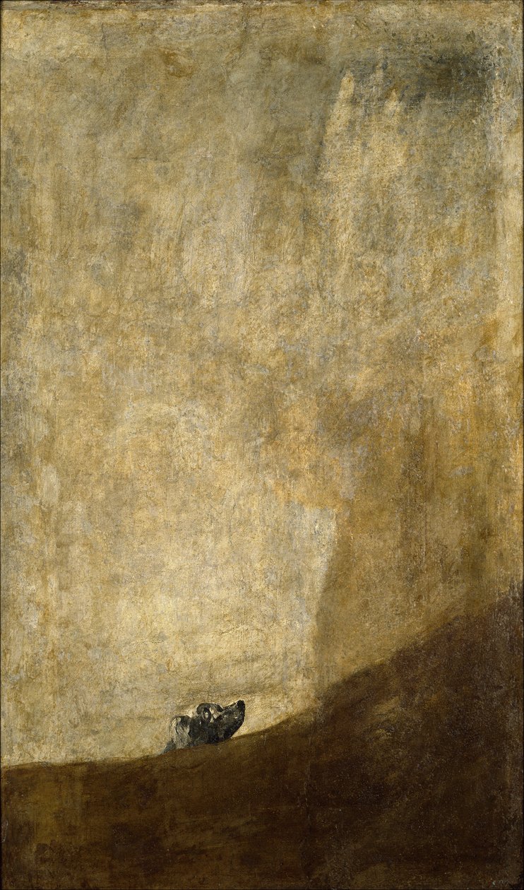 Der Hund von Francisco de Goya