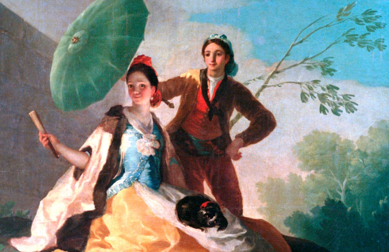 Der Sonnenschirm, 1777 von Francisco de Goya