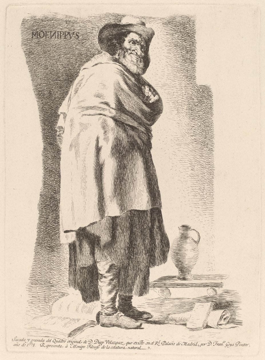 Moenippus von Francisco de Goya after Diego Velázquez