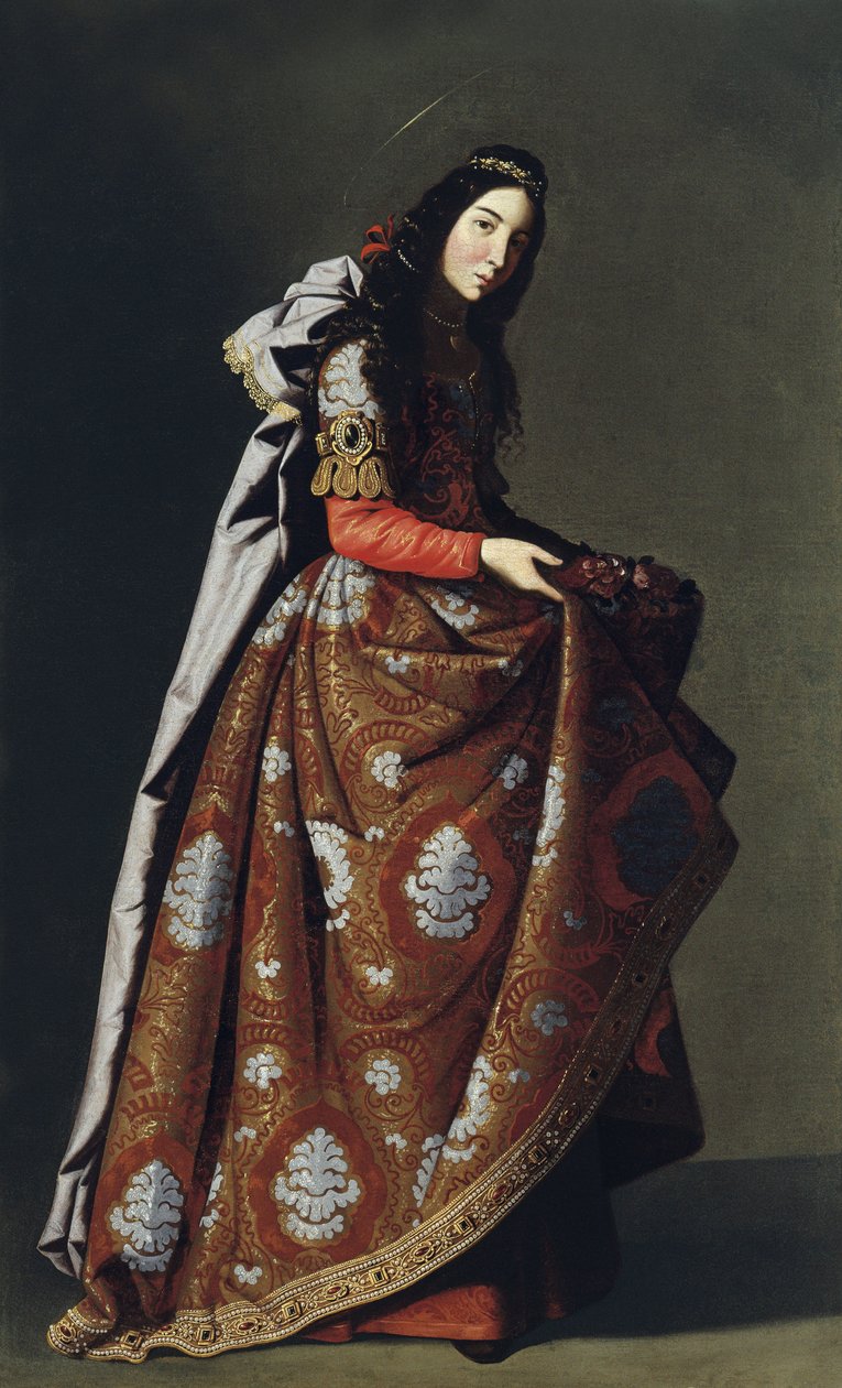 Heilige Casilda von Toledo von Francisco de Zurbaran