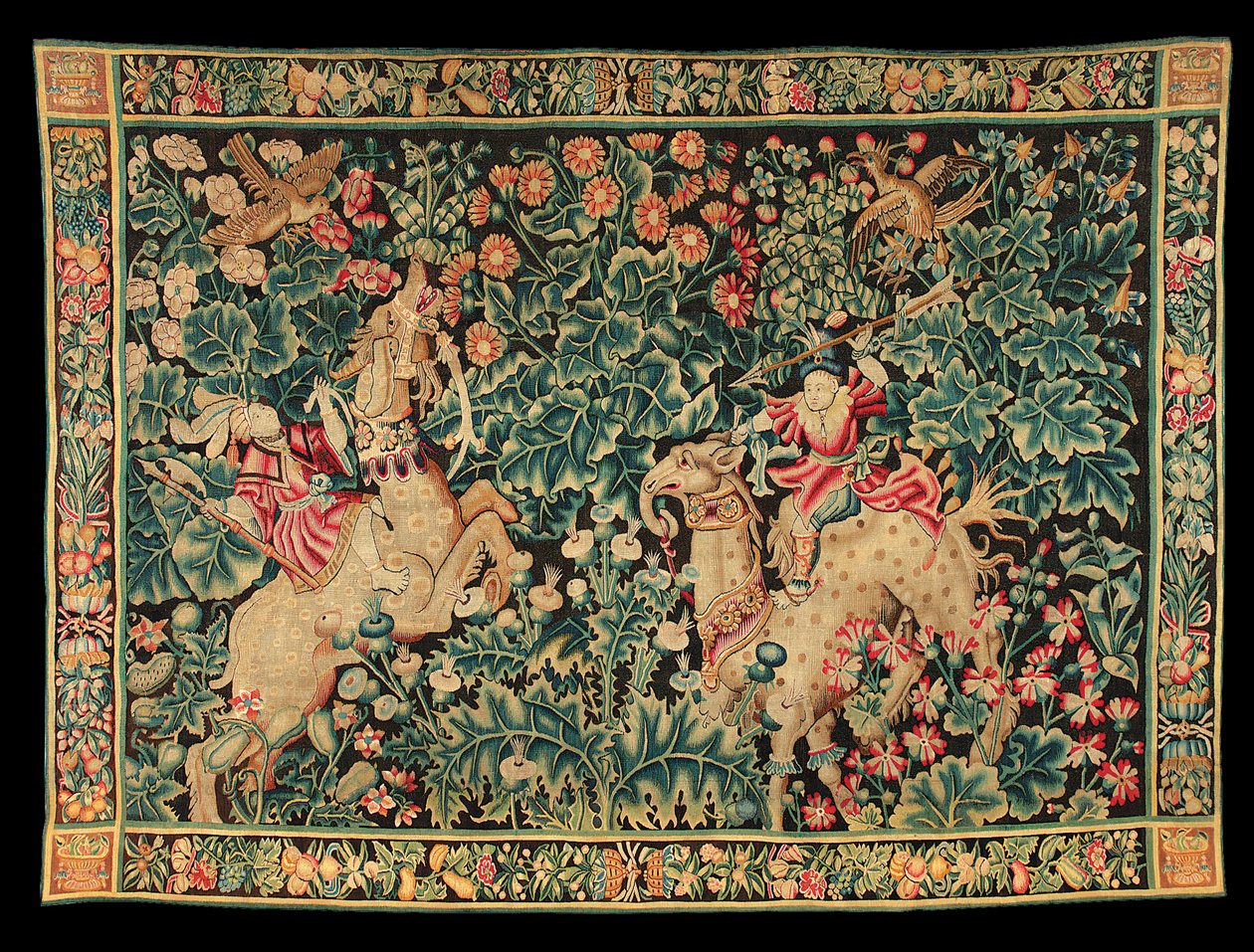 Exotische Verdetapisserie, möglicherweise Tournai, ca. 1520-50 von Franco Flemish School