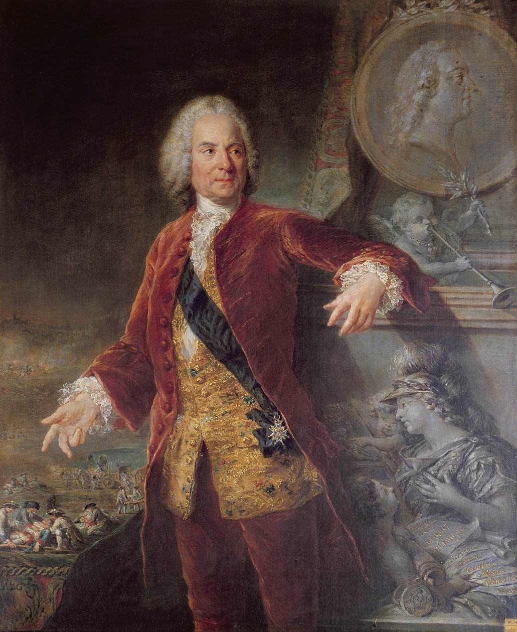 Germain Pichault de la Martinière (1697-1783) von Francois Adrien Grasognon Latinville