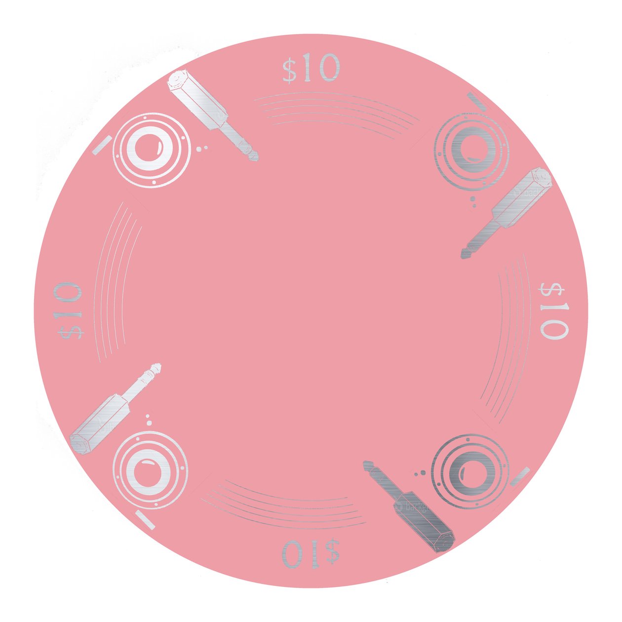 PokerChip $10, 2015, digital von Francois Domain