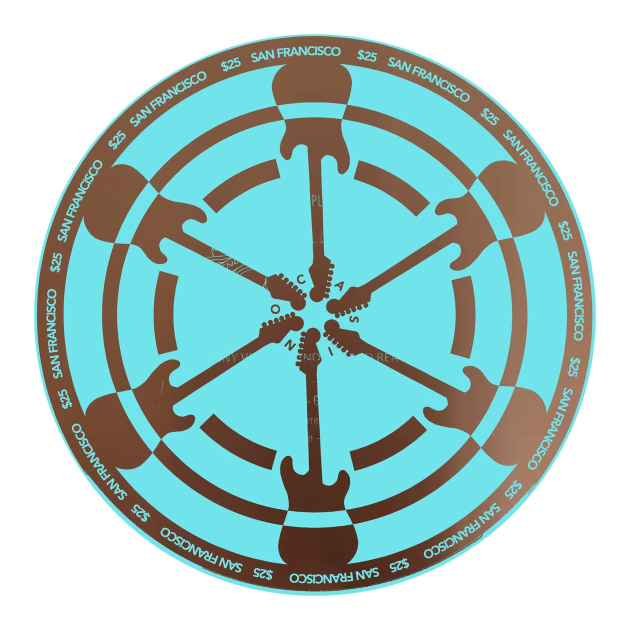 PokerChip $25, 2015, digital von Francois Domain