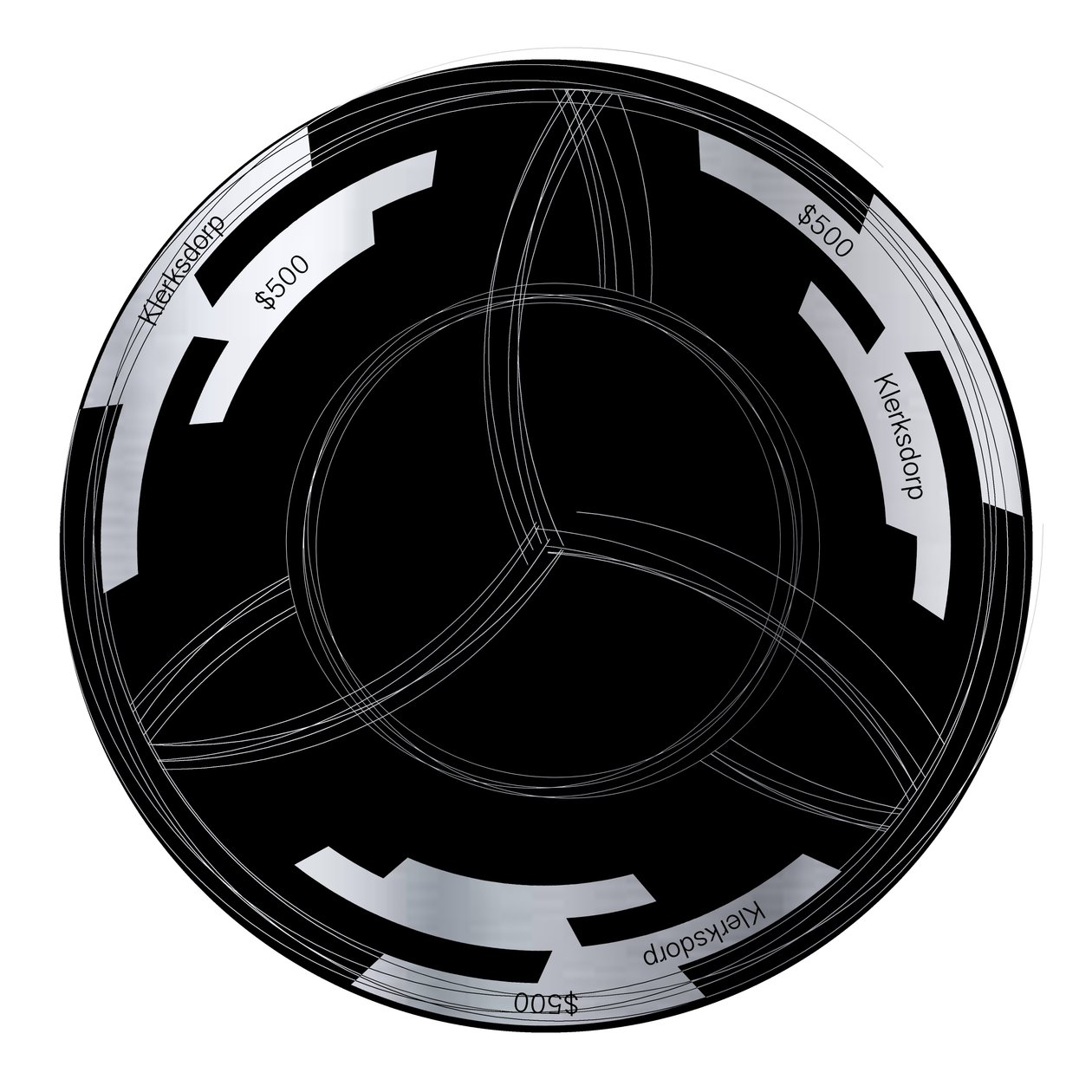 PokerChip $500, 2015, digital von Francois Domain