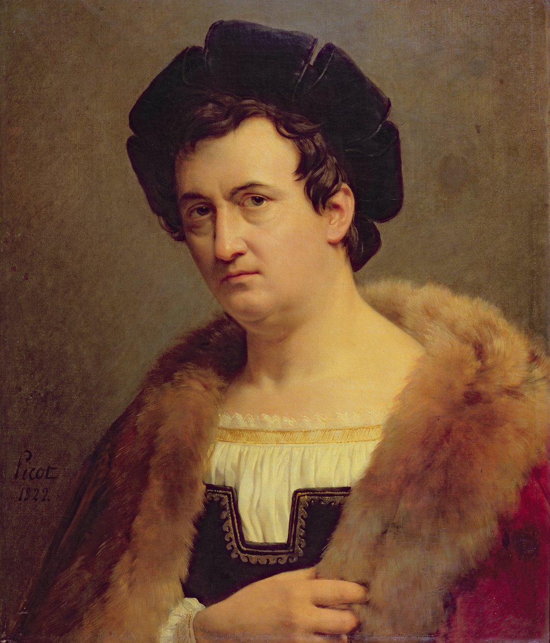 Porträt von Francois Joseph Talma, 1822 von Francois Edouard Picot