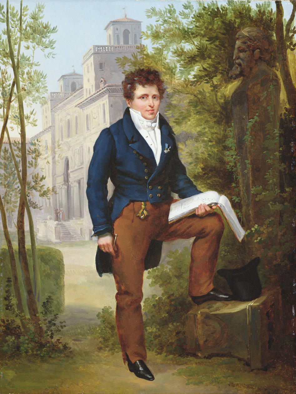 Porträt von Nicolas-Pierre Tiolier, ca. 1817 von Francois Edouard Picot