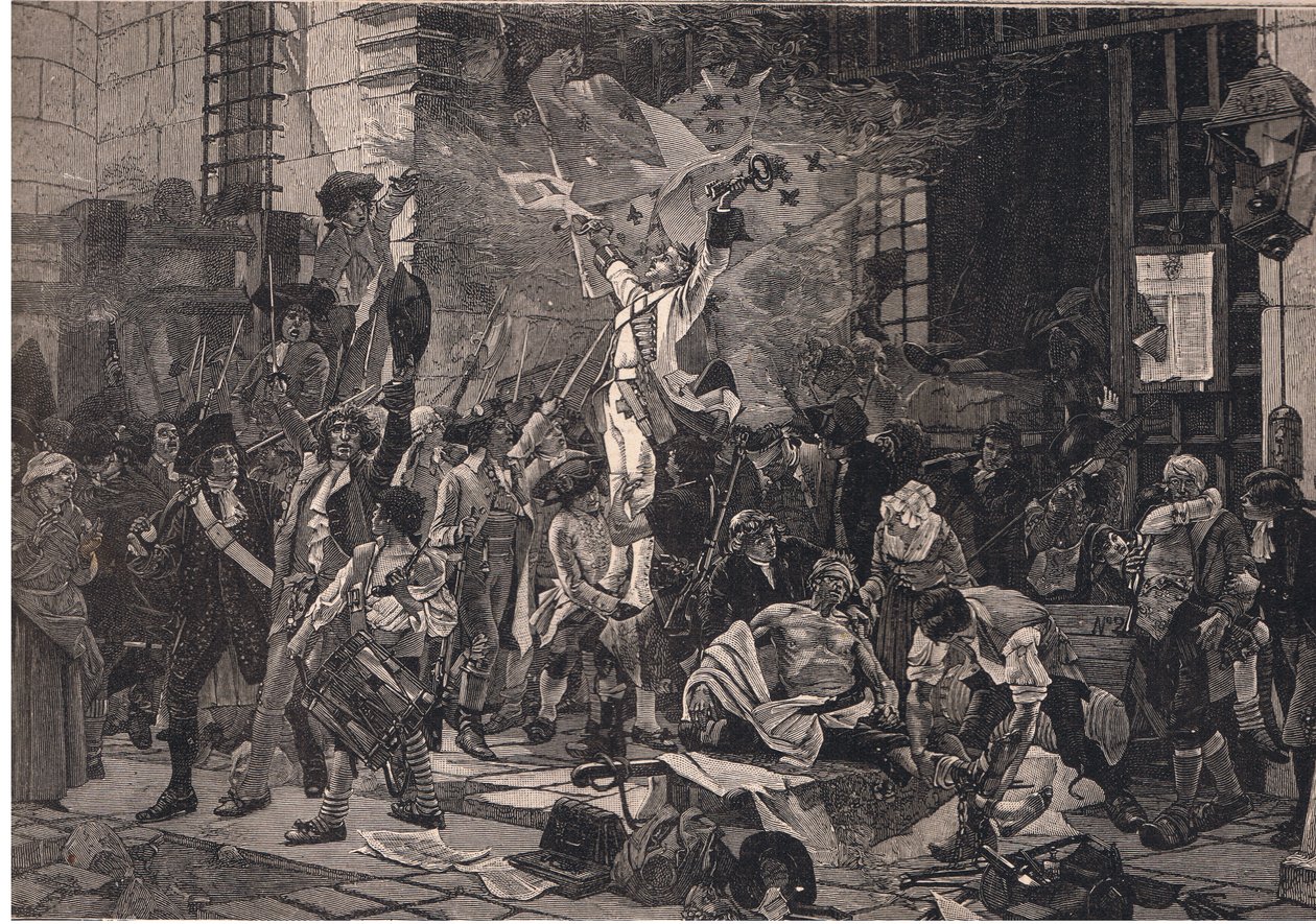 Die Eroberer der Bastille von Francois Flameng
