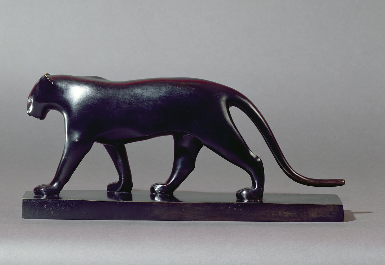 Schwarzer Panther (Bronze) von Francois Pompon