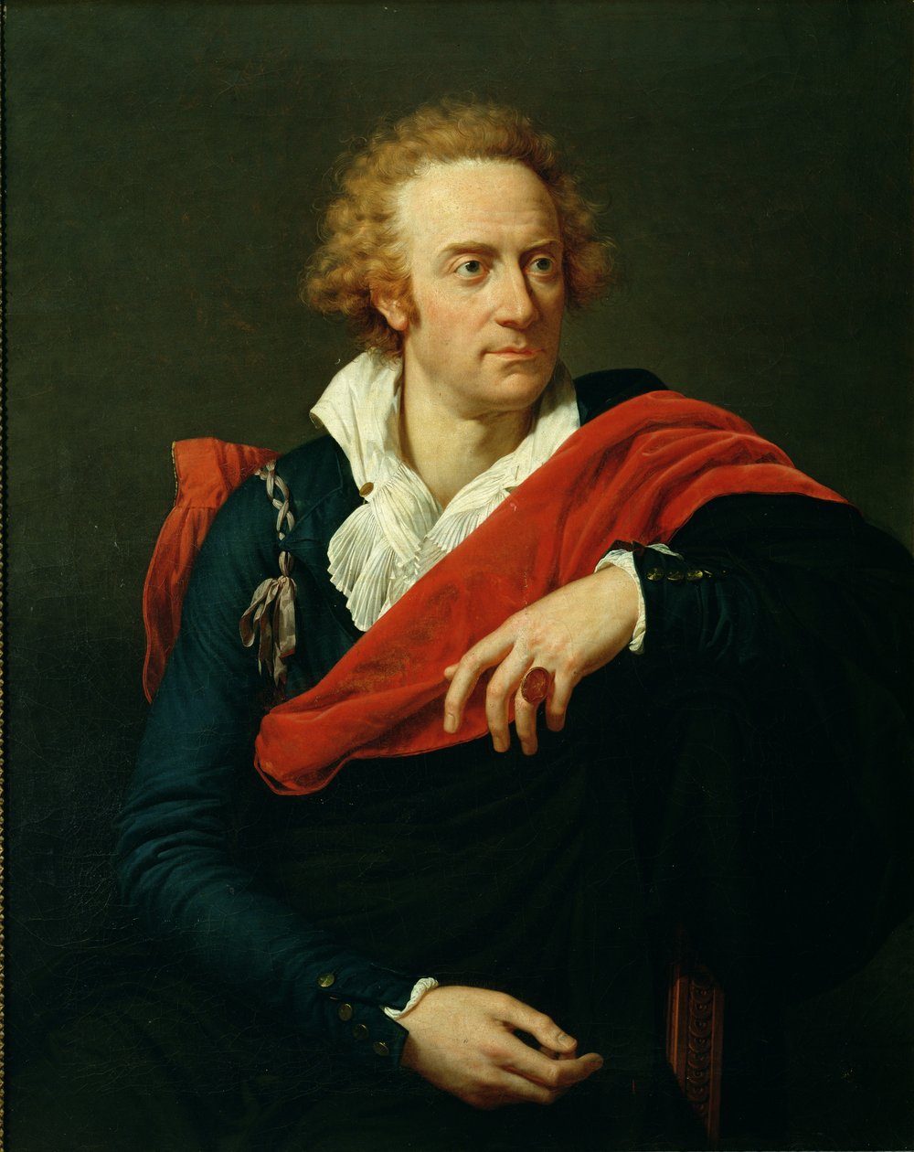 Porträt von Vittorio Alfieri (1749-1803) von Francois Xavier Fabre