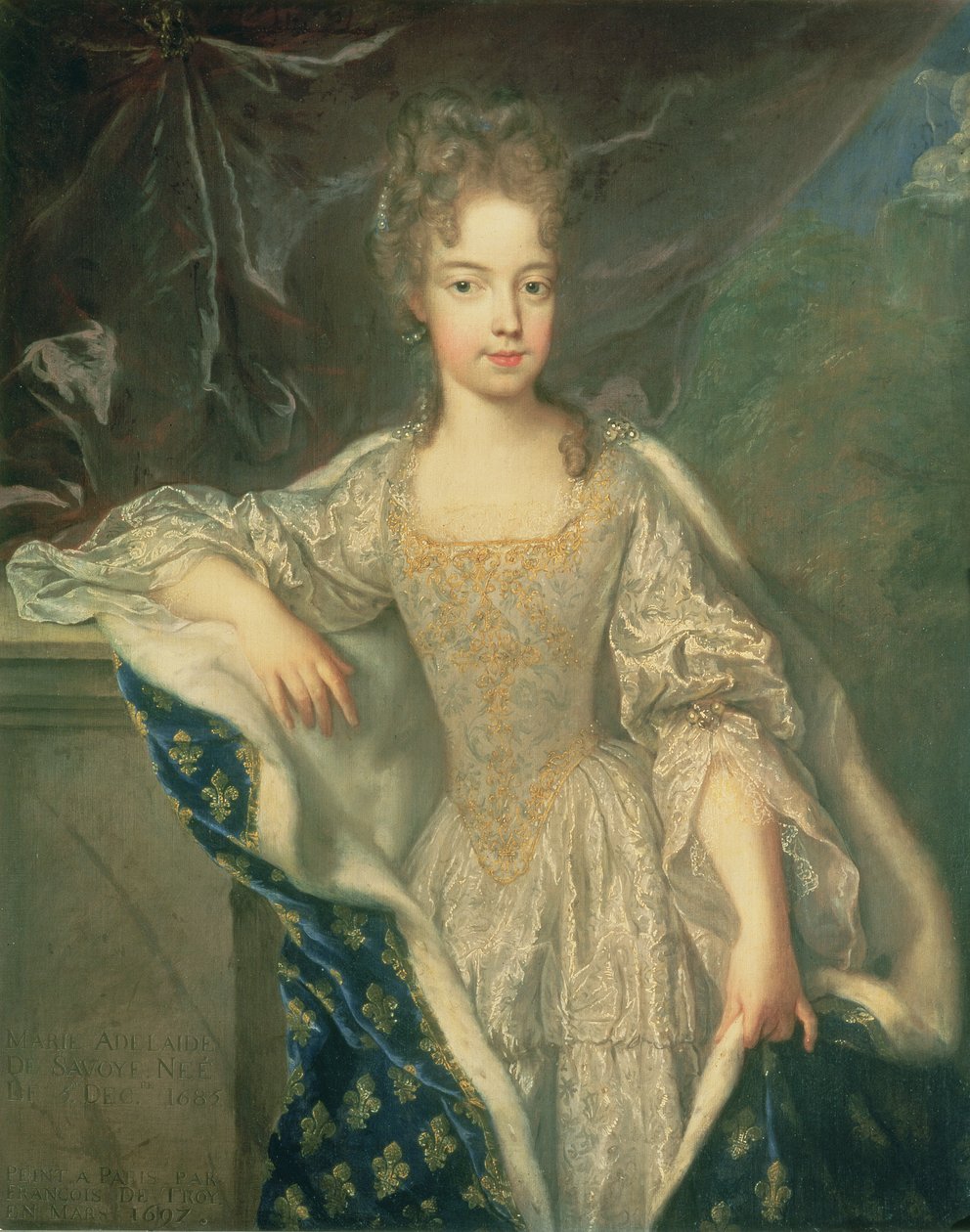Porträt von Adelaide von Savoyen (geb. 1685) 1697 von Jean François de Troy