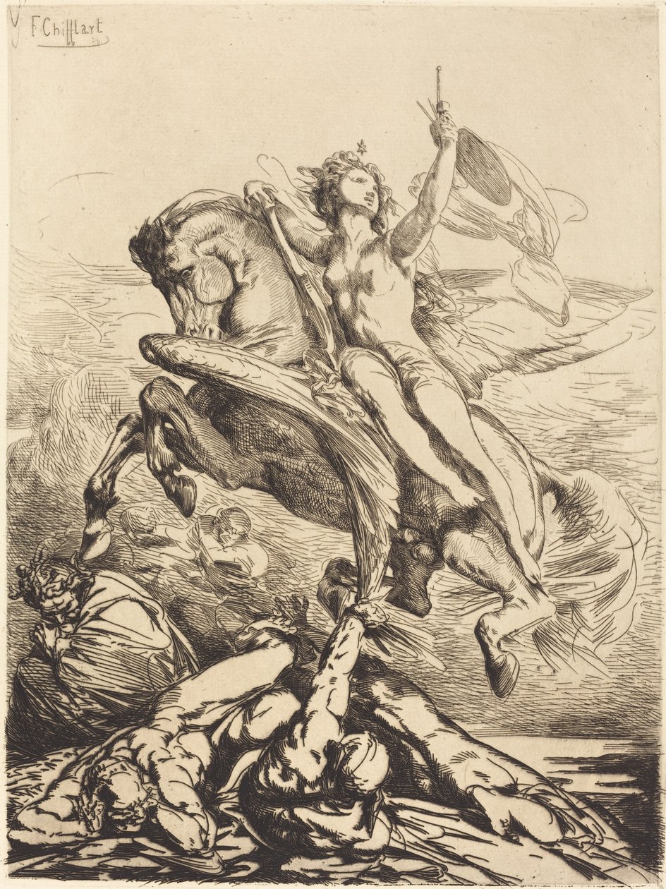 Genie der Künste von Francois Nicolas Chifflart