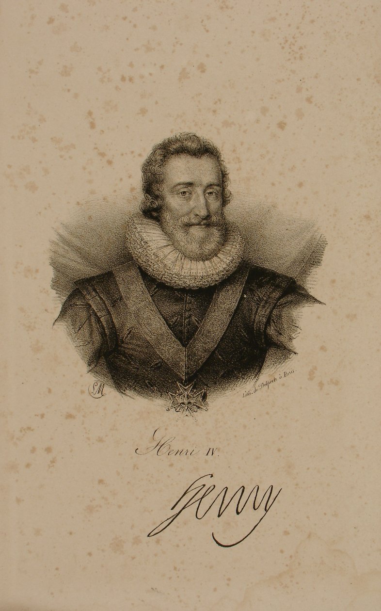 Henri IV (1553-1610) von Frankreich von Francois Seraphin Delpech