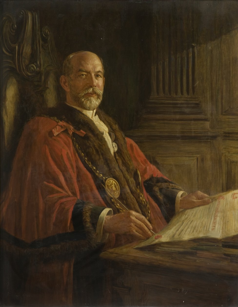 Porträt von Stadtrat Robert Readhead von Frank Stanley Ogilvie