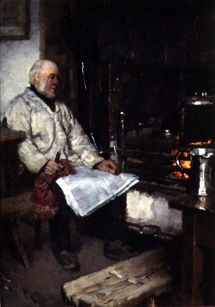 Winter von Frank Bramley