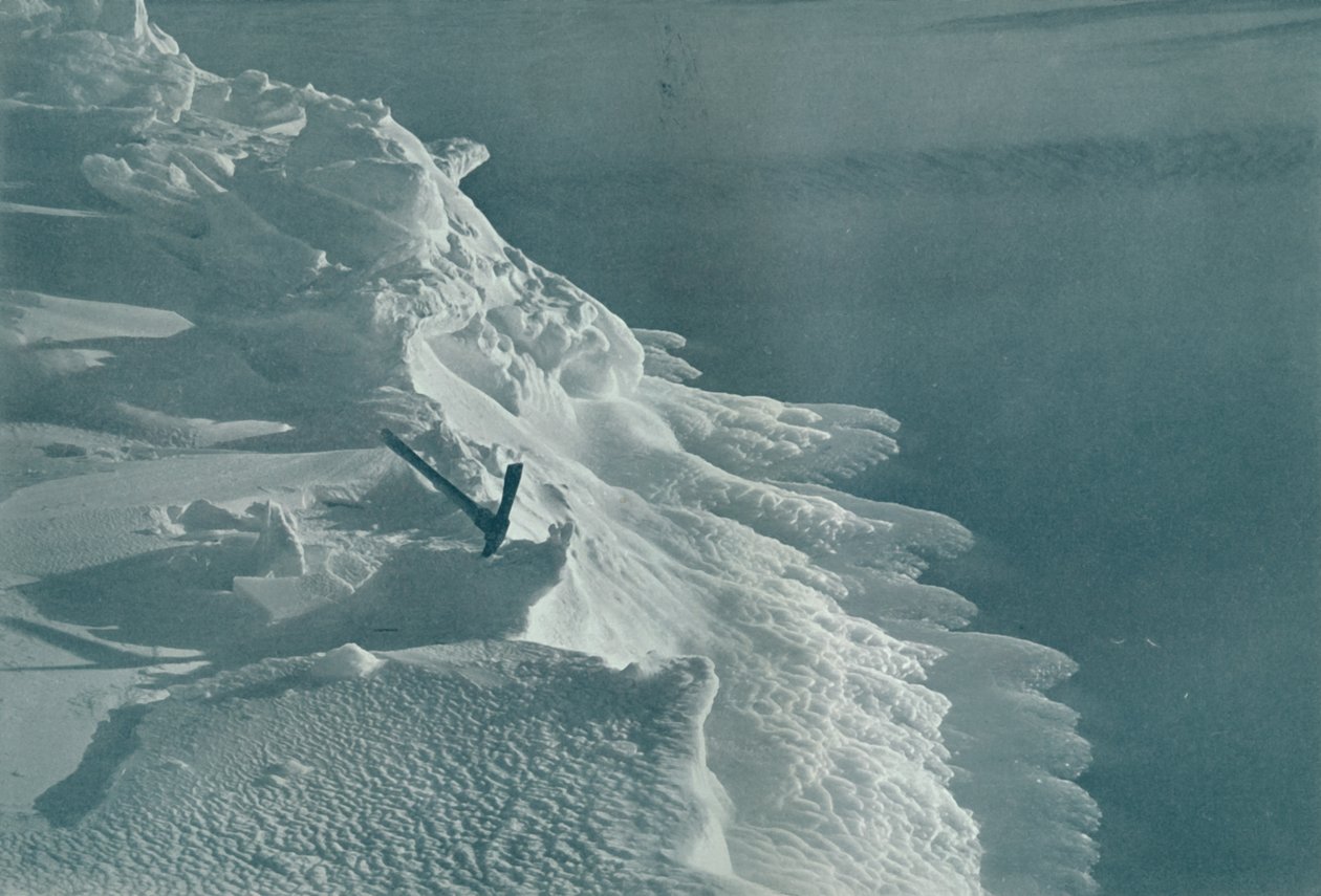 Wachsendes Eisfuß, Cape Evans, um 1911, 1913 von Frank Debenham
