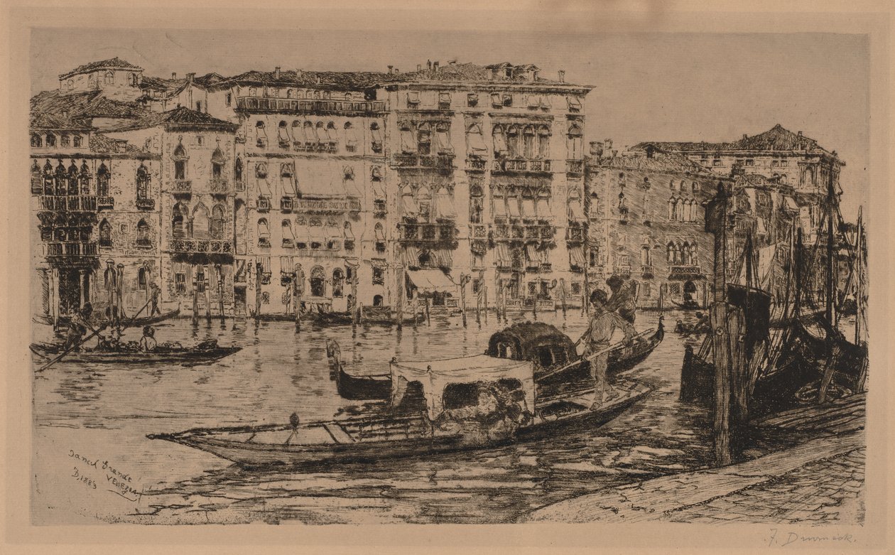 Großer Kanal, Venedig von Frank Duveneck