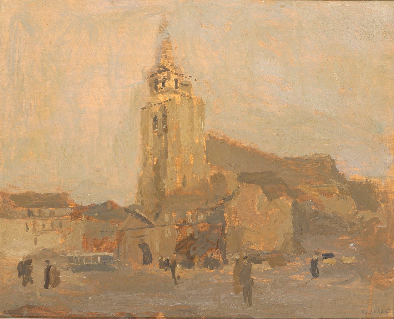 Eglise Saint Merry, o.D. von Frank Edwin Scott