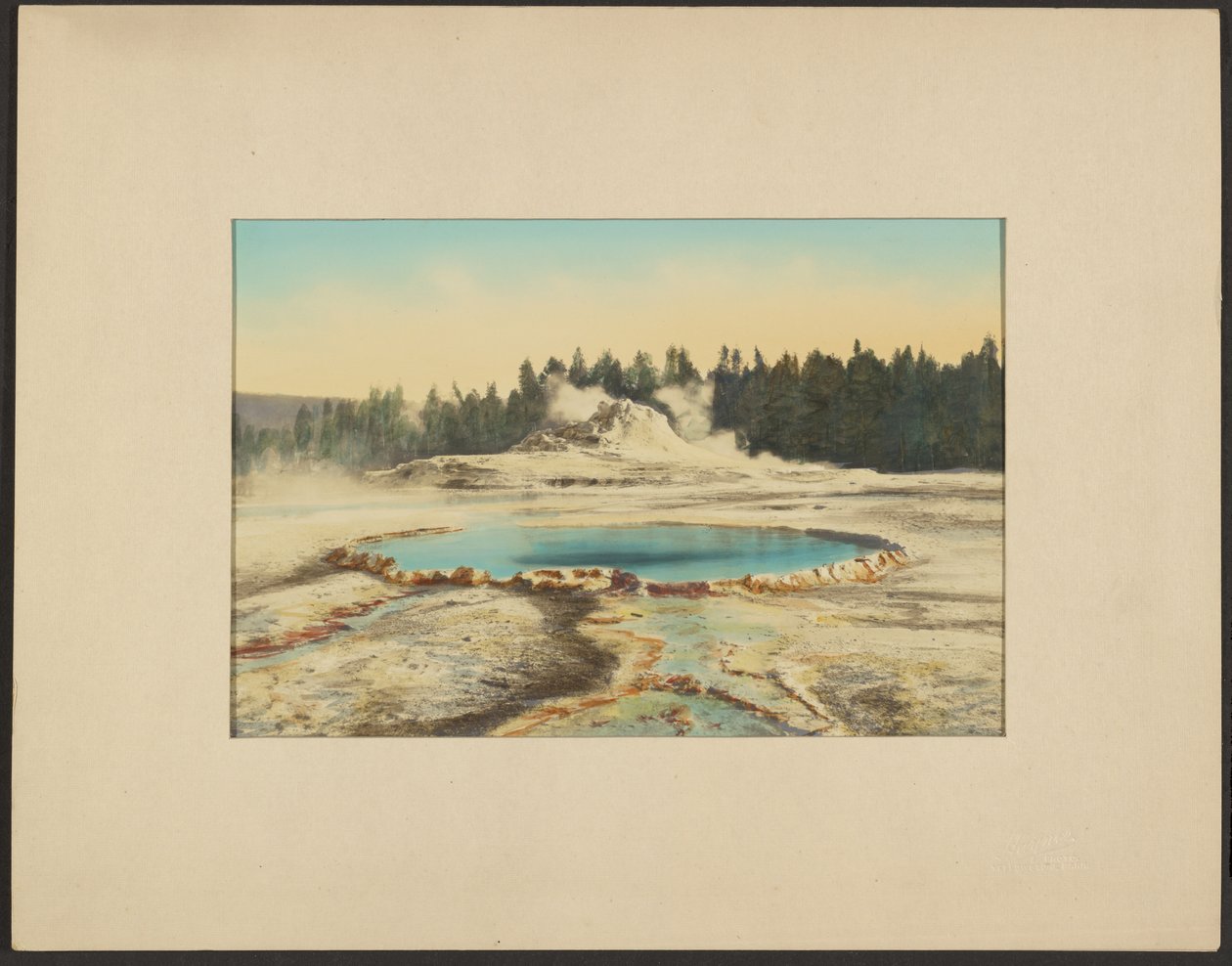 Castle Well und Castle Geyser von Frank Jay Haynes