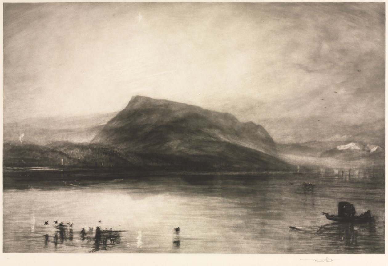 Der Rigi bei Sonnenaufgang, 1910 von Frank Short