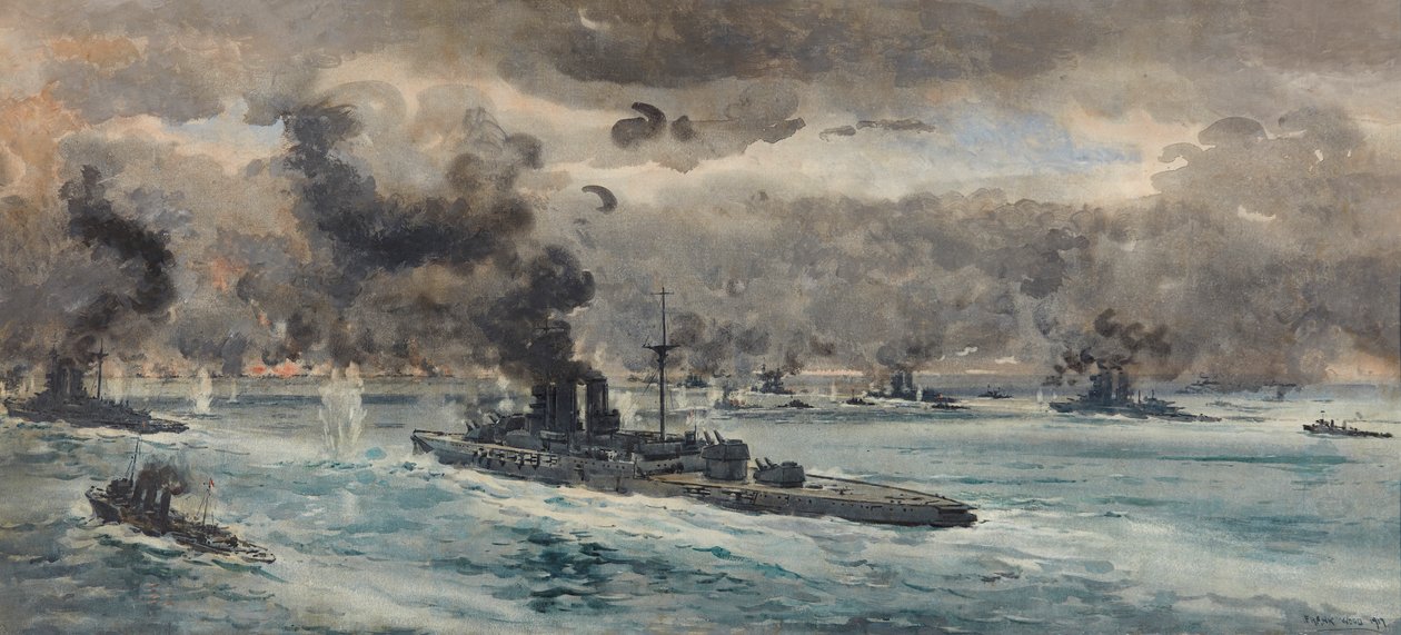 Die Schlacht von Jütland von Frank Watson Wood