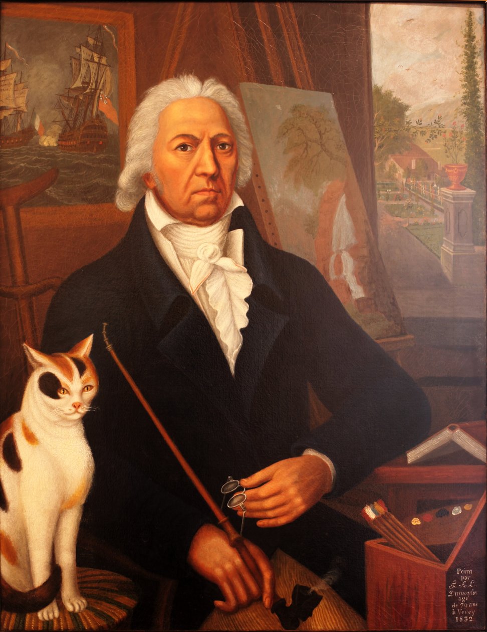 Selbstporträt von François Aimé Louis Dumoulin