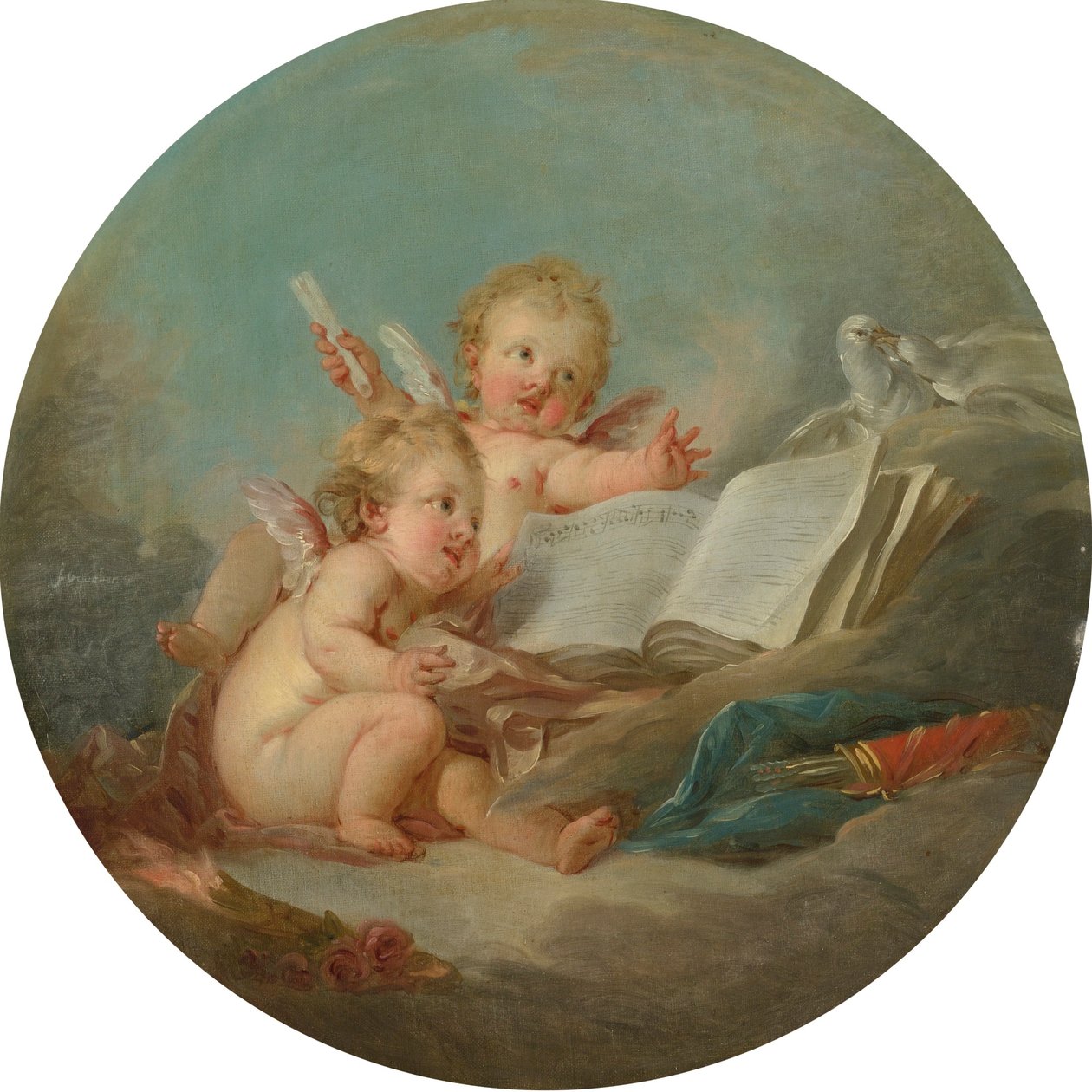 Eine Allegorie der Musik von François Boucher
