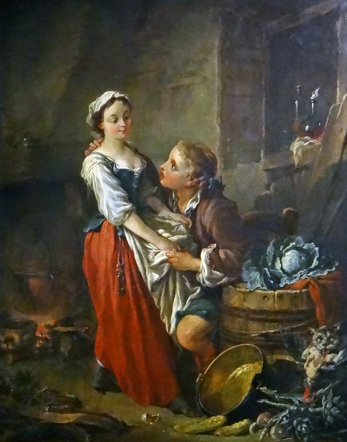 Die schöne Köchin von François Boucher