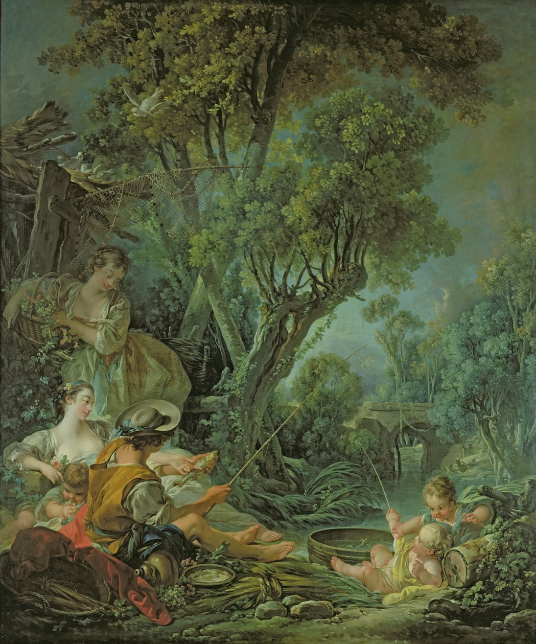 Der Angler, 1759 von François Boucher