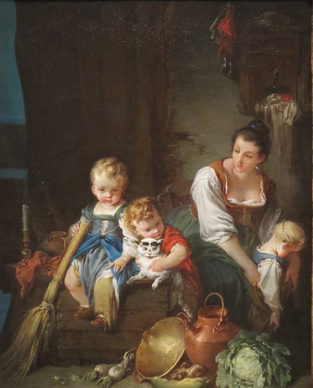 Die schöne Landfrau von François Boucher