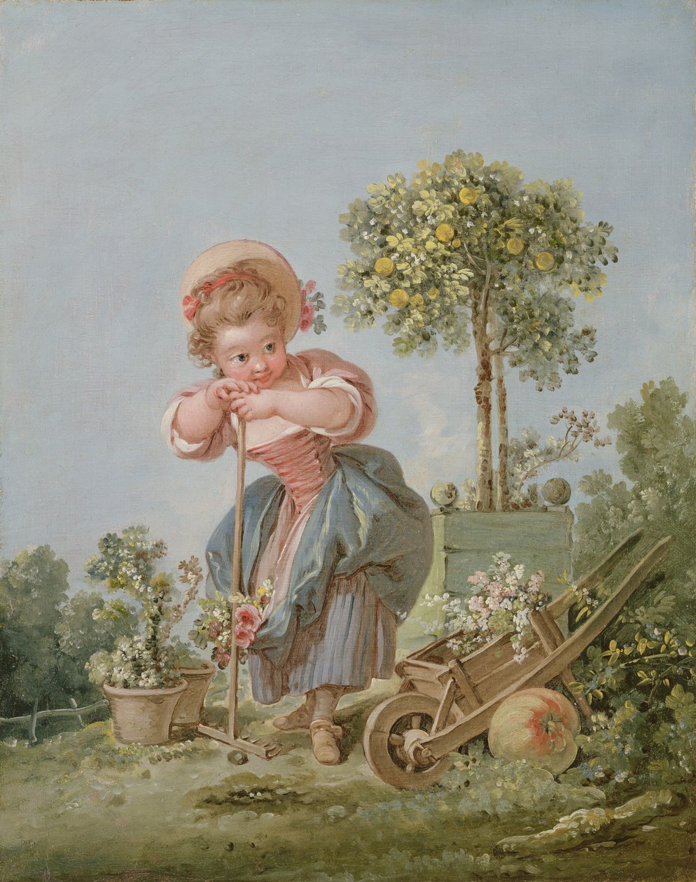 Der kleine Gärtner, um 1754 von François Boucher