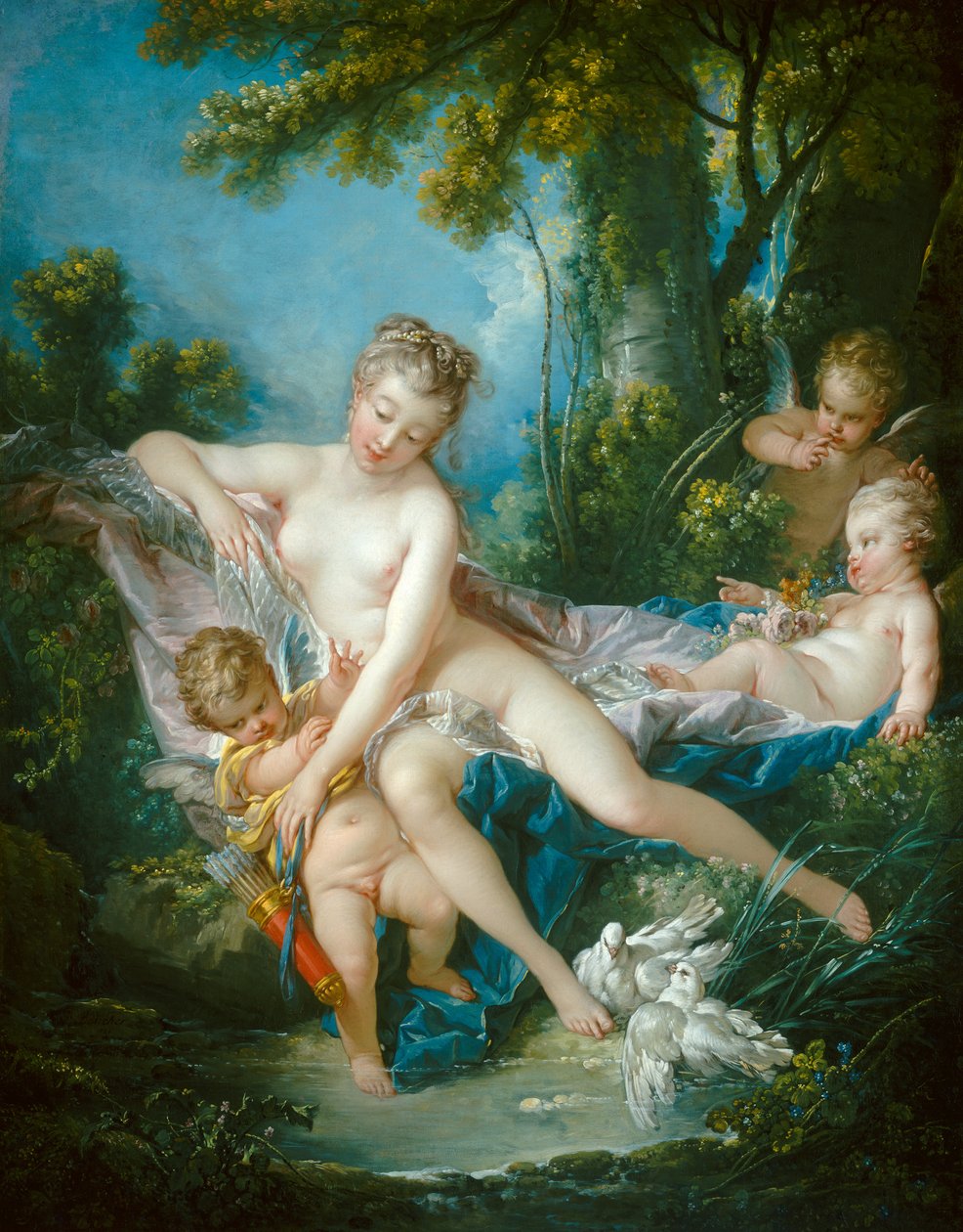 Venus tröstet Amor von François Boucher