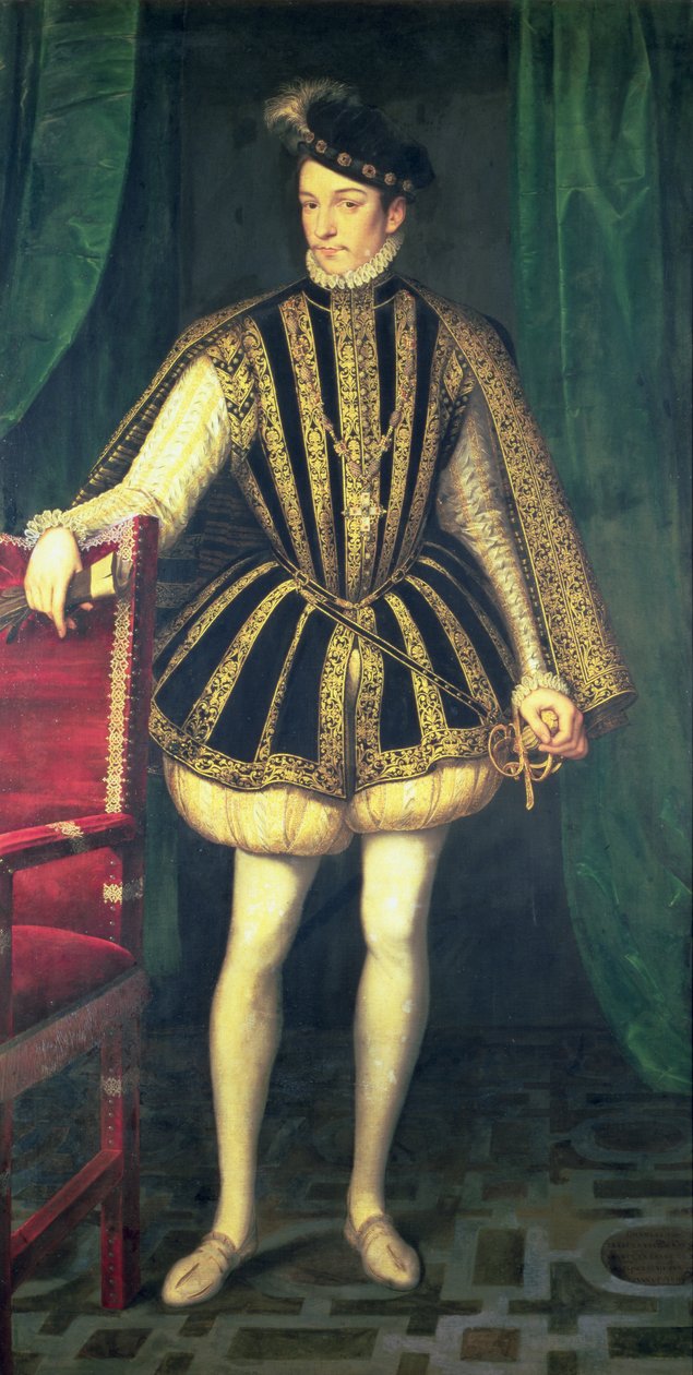 König Karl IX. von Frankreich, ca. 1565 von François Clouet