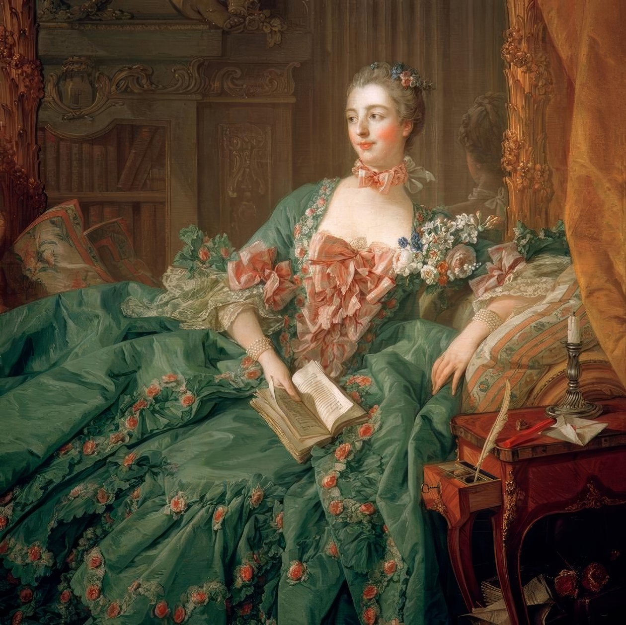 Madame de Pompadour von François Boucher