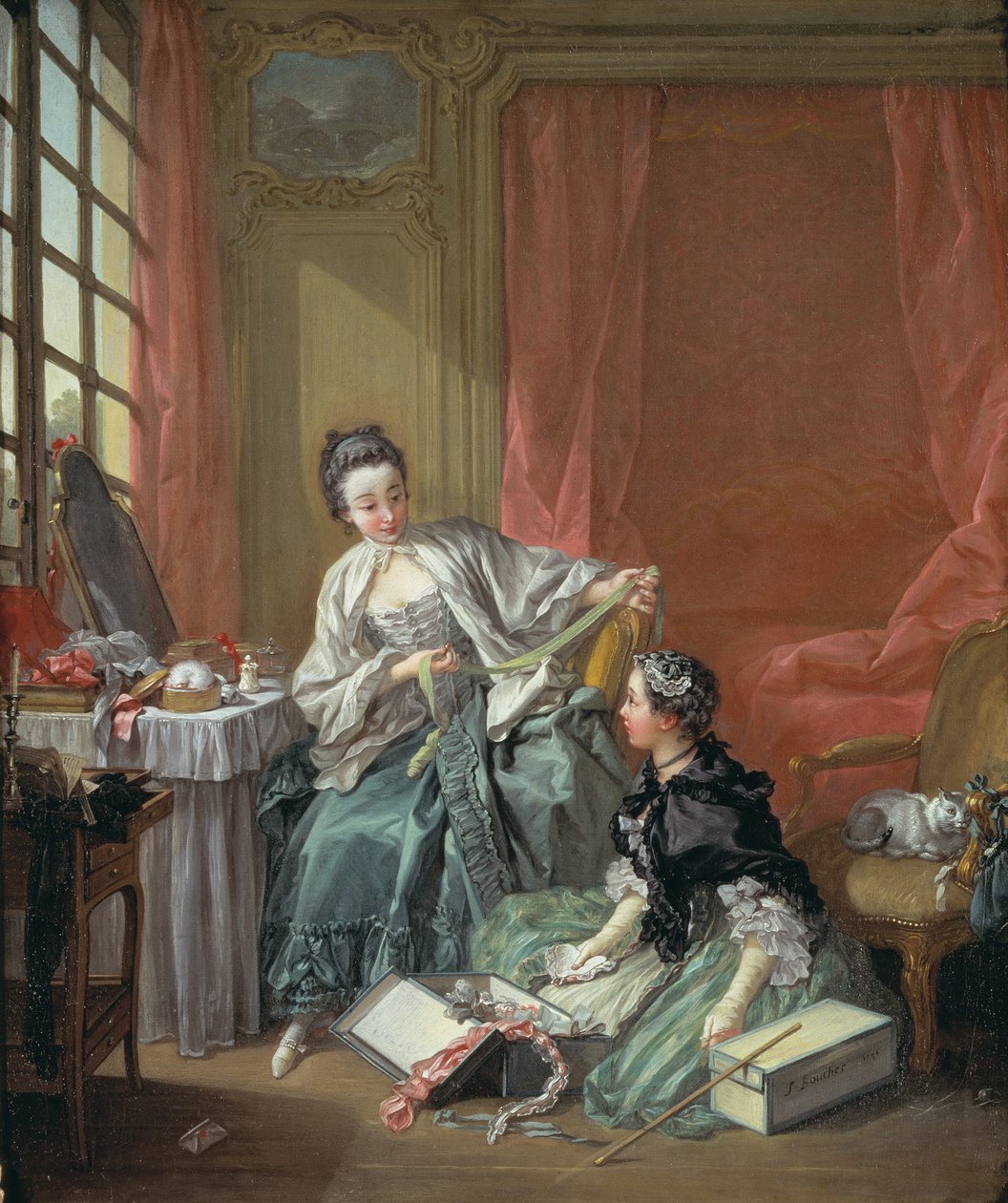 Die Modistin, 1746 von François Boucher