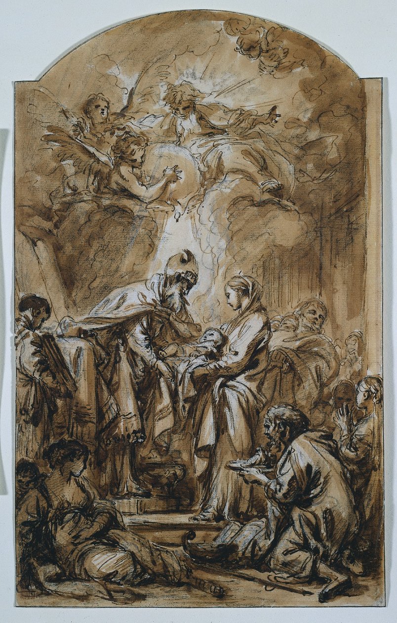 Die Darstellung im Tempel von François Boucher