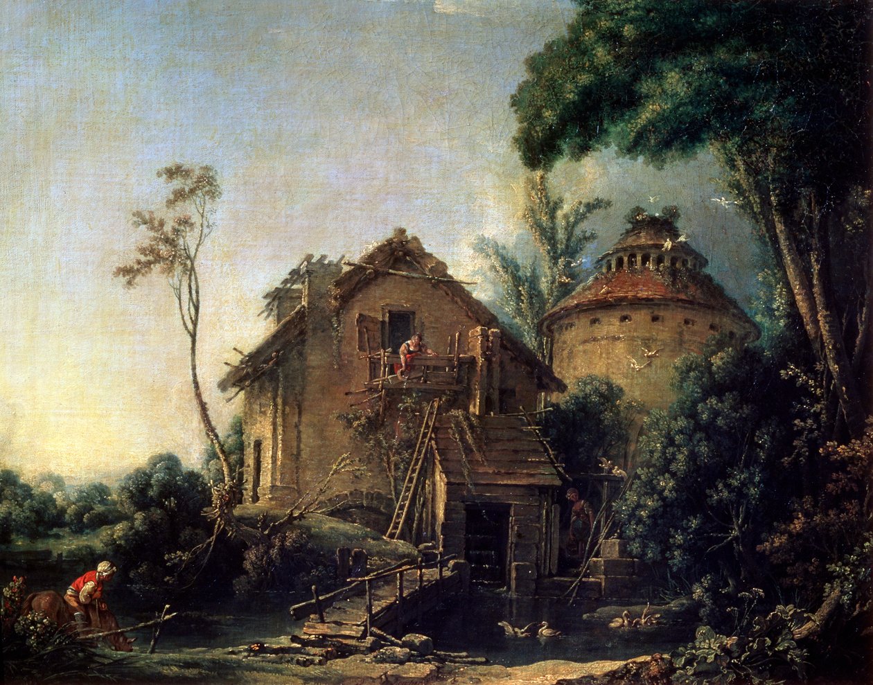 Die Windmühle, 1752 von François Boucher